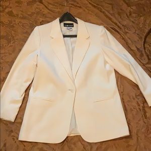 Vintage Sag Harbor Wool Blazer Cream Size 12